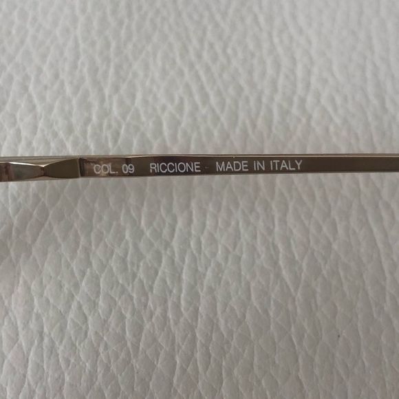 🆕 Antique Gold Retro eyeglasses by Riccione💥 - Picture 12 of 15